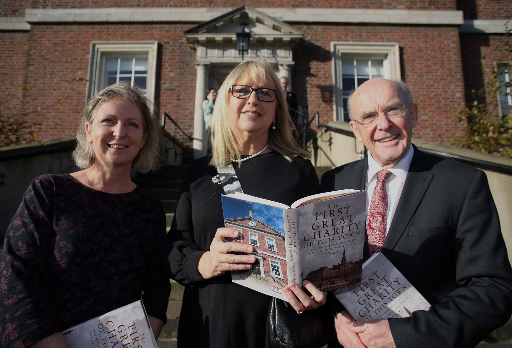 Olwen Purdue, Mary McAleese and Sir Ronnie Weatherup